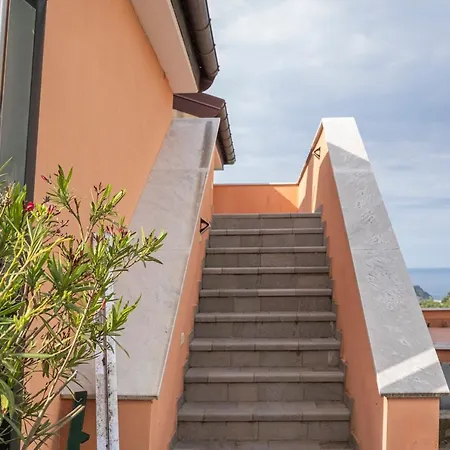 016 - Casa Tranquilla Vista Mare, Pace E Natura - 10 Minuti Dalla Spiaggia 아파트